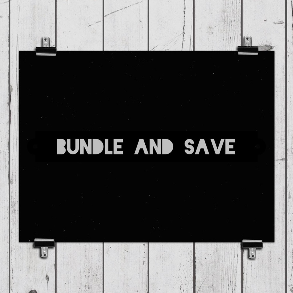 Bundle Items for Additional Savings!